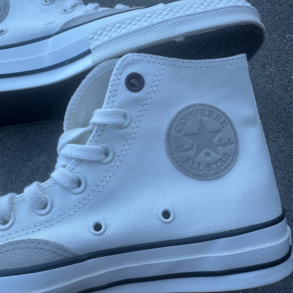 Converse Chuck 70 Mixed Materials High Egret Cherry Daze Men’s 5.5 Women’s 7.5 - Picture 3 of 9